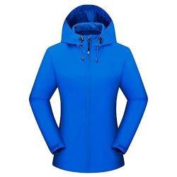 Regenjacke Damen Wasserdicht Atmungsaktiv 5xl Große Größen Regenmantel Schwarz Softshelljacke Gelb Outdoorjacke Übergangsjacke Leichte Jacke mit Kapuze für Frühlings Herbst zum Wandern Fahrrad von Guotobe