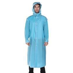 Regenjacke Fahrrad; Wiederverwendbar Faltbar Leicht Regenponcho Ripstop Atmungsaktiv Wasserdicht Regencape für Outdoor Cycling Regenschutz Camping Sports Regenjacke Poncho Wandern von Guotobe