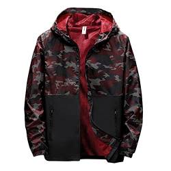 Regenjacke Herren Fahrrad Wasserdicht Atmungsaktiv Outdoorjacke Sommerjacke Motorrad Outdoor Windbreaker Wanderjacke Atmungsaktiv Leicht Fahrradjacke Windjacke Fahrrad Schwarz Softshelljacke von Guotobe