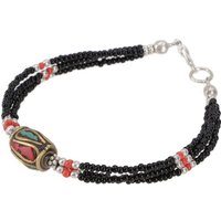 Guru-Shop Armreif Tibetschmuck Perlenarmband, Ethnoarmband,.. von Guru-Shop