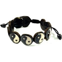 Guru-Shop Armreif Yin Yang Armband - schwarz Modell 7 von Guru-Shop