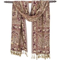 Guru-Shop Halstuch Indischer Pashmina Schal, Schultertuch, Boho.. von Guru-Shop