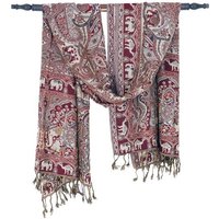 Guru-Shop Halstuch Indischer Pashmina Schal, Schultertuch, Boho.. von Guru-Shop