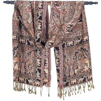 Guru-Shop Halstuch Indischer Pashmina Schal, Schultertuch, Boho.. von Guru-Shop