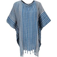 Guru-Shop Longbluse Kaftan, Ibiza-Style Tunika, gestreifter.. alternative Bekleidung von Guru-Shop