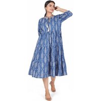 Guru-Shop Midikleid Boho Sommerkleid, bedrucktes Midikleid,.. alternative Bekleidung von Guru-Shop