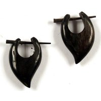 Guru-Shop Paar Ohrhänger Horn Ohrring- 10 von Guru-Shop