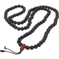 Guru-Shop Perlenkette Tibetische Lava-Mala, buddhistische Gebetskette.. von Guru-Shop