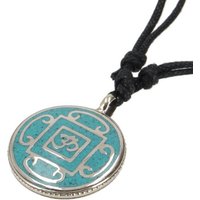 Guru-Shop Perlenkette Tibetkette, Nepalschmuck, Amulett mit Spirale,.. von Guru-Shop