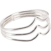 Guru-Shop Silberring Zarter Silberring, Drei in Einem Ring aus Silber von Guru-Shop