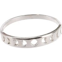 Guru-Shop Silberring Zarter Silberring, Mondphasen Ring aus Silber von Guru-Shop