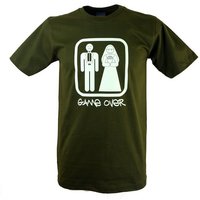 Guru-Shop T-Shirt Fun Retro Art T-Shirt - Game Over alternative Bekleidung von Guru-Shop