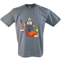 Guru-Shop T-Shirt Fun Retro Art T-Shirt - Robo Killer alternative Bekleidung von Guru-Shop