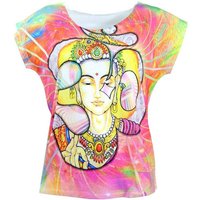 Guru-Shop T-Shirt Psytrance T-Shirt, Yoga T-Shirt, Retro T-Shirt.. Festival, Ethno Style, Psychedelic, alternative Bekleidung von Guru-Shop