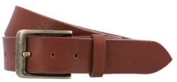 Gusti Ledergürtel Leder - Verner Gürtel Herren Belt Businessgürtel Braun Echtleder (90) von Gusti