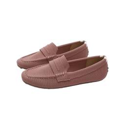 GuyAna Leichte Strick-Loafer für Damen, Slipper zum Hineinschlüpfen, atmungsaktive Flats, modische atmungsaktive Flats (F,35) von GuyAna