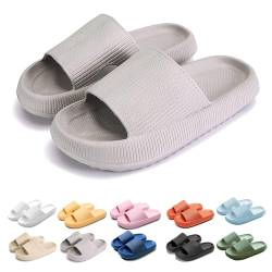 Gyagalre Orthoslipper Original, Cozyslides Original Für Maximalen Komfort, Wolkenschuhe Hausschuhe Damen Herren Slipper (Grey, Erwachsene, 36, Numerisch (von/bis), EU Schuhgrößensystem, 37, Breit) von Gyagalre