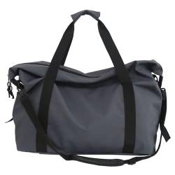 Gyios Sporttasche Herren Reisetasche Handtaschen Große Kapazität Tragen Auf Gepäck Taschen Männer Frauen Schulter Outdoor Wochenende Sport Gym Bag-grau von Gyios