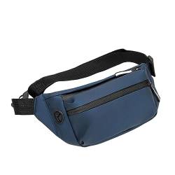 Gyios umhängetasche Männer wasserdichte Gürtelbeutel Mode Chest Pack Männliche Taillenbeutel Outdoor Sport Fanny Pack Herren -Reise -umhängetaschen-blau von Gyios