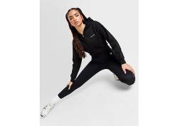 Gym King 365 Crop Hoodie mit durchgehendem Reißverschluss - Damen, Black von Gym King