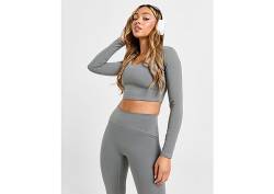 Gym King Peach Luxe Long Sleeve Top - Damen, Grey von Gym King