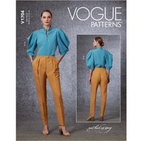 H-Erzmade Kreativset Vogue® Patterns Papierschnittmuster Damen Bluse & von H-Erzmade