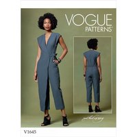 H-Erzmade Kreativset Vogue® Patterns Papierschnittmuster Jumpsuit V1645 von H-Erzmade