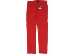 H&M Herren Stoffhose, rot von H&M