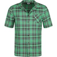 H&R London Kurzarmhemd - Green Shirt - S bis 3XL - für Männer - Größe M - grün von H&R London