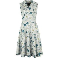 H&R London - Rockabilly Kleid knielang - Drew Floral Swing Dress - XS bis 4XL - für Damen - Größe M - multicolor von H&R London