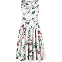 H&R London - Rockabilly Kleid knielang - Summer Floral Swing Dress - XS bis 4XL - für Damen - Größe S - multicolor von H&R London