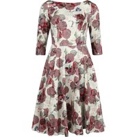 H&R London - Rockabilly Kleid knielang - Tilly Tea Party Swing Dress - XS bis 4XL - für Damen - Größe M - multicolor von H&R London