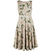 H&R London - Rockabilly Kleid knielang - Viola Floral Swing Dress - XS bis 4XL - für Damen - Größe XS - multicolor von H&R London