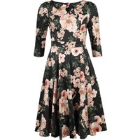 H&R London - Rockabilly Kleid knielang - XS bis 4XL - für Damen - Größe M - multicolor von H&R London