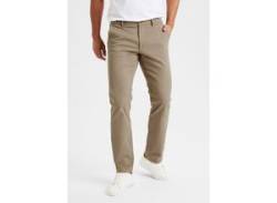 Chinohose H.I.S "Straight-fit" Gr. 33, Länge 32, beige Herren Hosen Business von H.I.S.