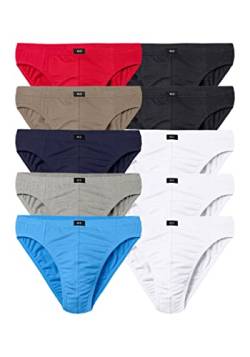 H.I.S Herren Slips, Unterhosen, 10er Pack (7, bunt) von H.I.S