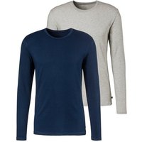 H.I.S Langarmshirt (Packung, 2er-Pack) aus Baumwolle perfekt als Unterziehshirt von H.I.S