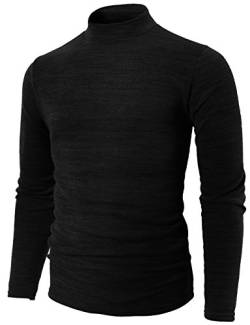 H2H Mens Casual Slim Fit Knitted Thermal Turtleneck Pullover Sweaters Basic Designed von H2H