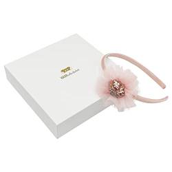 HAARallerliebst Haar Reif (Tüllblume | rosa) für Mädchen inkl. Schachtel zur Aufbewahrung von HAARallerliebst