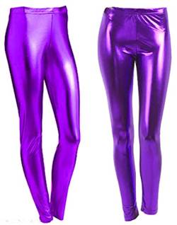 HAAS TRADING Damen Leggings Gr. M/L(38-40), violett von HAAS TRADING