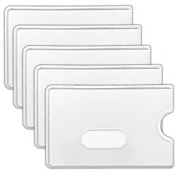 5X Schutzhülle Kreditkarte EC-Karte Hartplastik Personalausweis Kartenhülle von HAC24