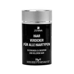 Premium Schütthaar 22g Streuhaar zur Haarverdichtung Haarpulver Haarauffüller gegen Lichte Stellen & Haarausfall (Blond) von HAC24