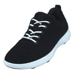 HAFLINGER Wool Sneaker Everyday Schwarz, Gr. 36 von HAFLINGER