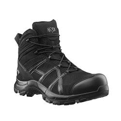 HAIX Black Eagle Safety 40 Mid Black/Black, Farbe:schwarz, Schuhgröße:43.5 (UK 9) von HAIX