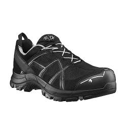 HAIX Black Eagle Safety 41.1 Low/Black-Silver: Der Job hält Dich auf Trab. Dein Black Eagle Safety 41.1 ist dabei - sportlich und sicher.. UK 3.0 / EU 35 von HAIX