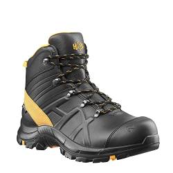 HAIX Black Eagle Safety 54 mid/Black-orange: Sicherheit mit Stil und Komfort. Der Black Eagle Safety 54 mid schützt Deine Füße optimal.. UK 10.0 / EU 45 von HAIX