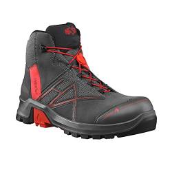 HAIX CONNEXIS Safety+ GTX mid/grey-red: Sei ein Macher! CONNEXIS Safety+ gibt Dir das Plus an Leistung, Sicherheit und Komfort.. UK 12.0 / EU 47.5 von HAIX