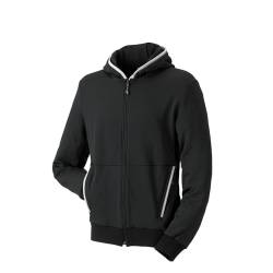 HAIX life21 Hoodie Black: Funktionalität für jedes Wetter. Dein life21 Fleece Hoodie wärmt Dich im modernen Look.. L von HAIX