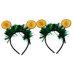 HAKIDZEL 2 Stück Obst Stirnband Cosplay Haar Accessoires Party Haarbänder Hawaiianische Party Kopfbedeckung Hawaiianische Party Stirnbänder Hawaii Stil Haardekoration Festival von HAKIDZEL