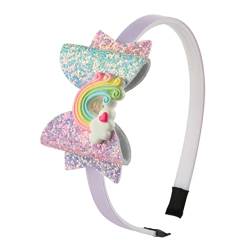 HAKIDZEL 3st Neugeborenes Stirnband Glitzer-haarband Mit Schleife Make-up-haarband Rollenspielkostüm Frau Stirnband Baby-haargummi Babyprinzessin Kostüm Haarreif Weihnachten Kind Kleidung von HAKIDZEL